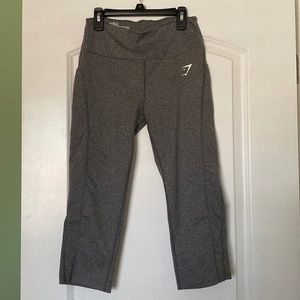 Grey Gymshark dry fit leggings, size medium